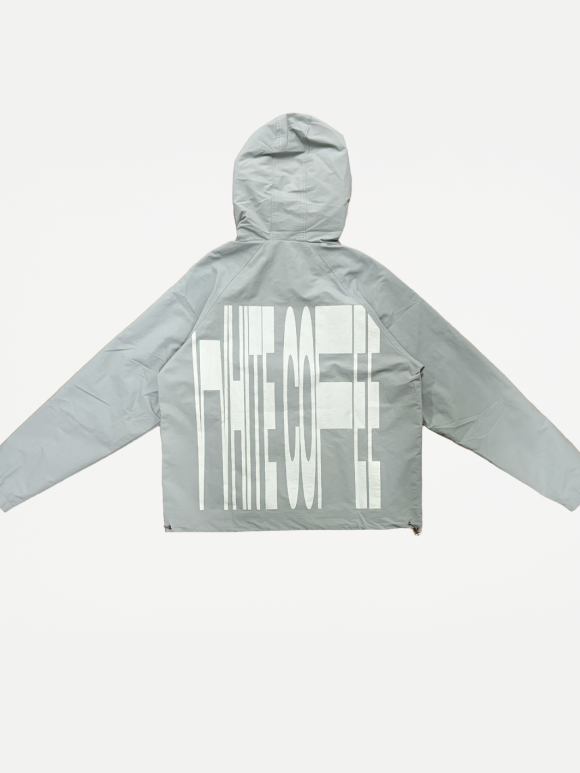 WHITE COFFEE - WHITE COFFE WINDBREAKER STEEL