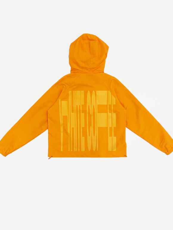 WHITE COFFEE - WHITE COFFE WINDBREAKER ORANGE