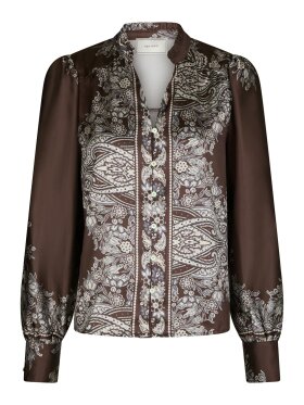 Neo Noir - Massima Paisley Border Blouse