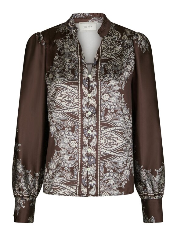 Neo Noir - Massima Paisley Border Blouse