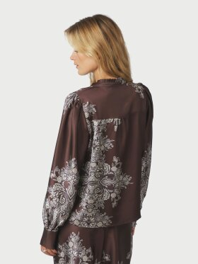 Neo Noir - Massima Paisley Border Blouse