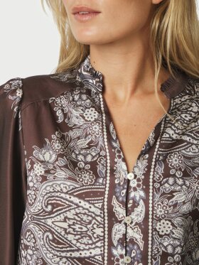 Neo Noir - Massima Paisley Border Blouse