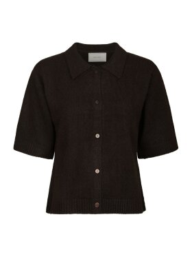 Neo Noir - Cunna Knit Blouse Dark Brown