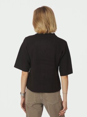 Neo Noir - Cunna Knit Blouse Dark Brown