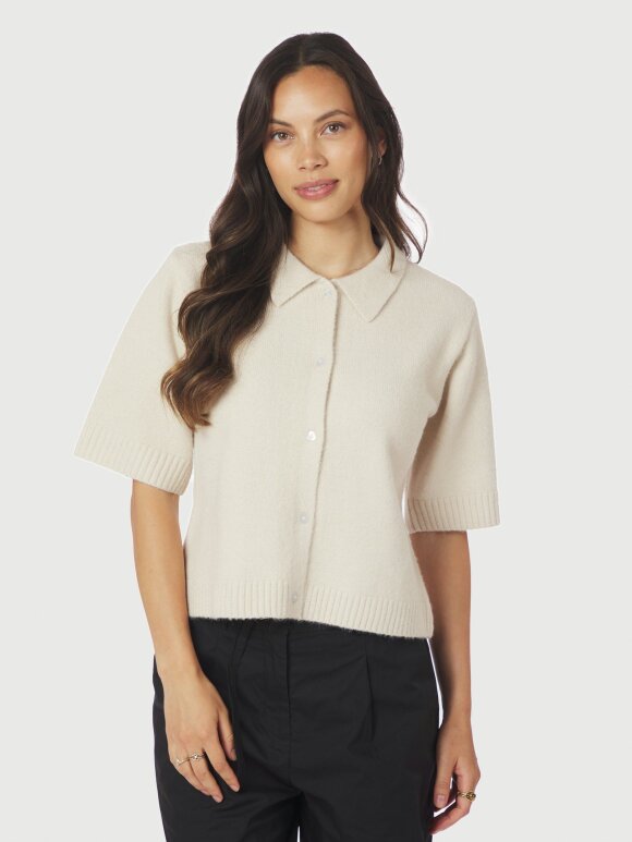 Neo Noir - Cunna Knit Blouse Ivory