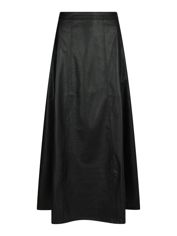 Neo Noir - Raya Faux Leather Skirt Black