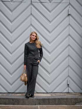 Neo Noir - Sure Herringbone Pants