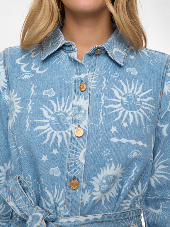 Numph - NUGiselly Dress Light Blue Den