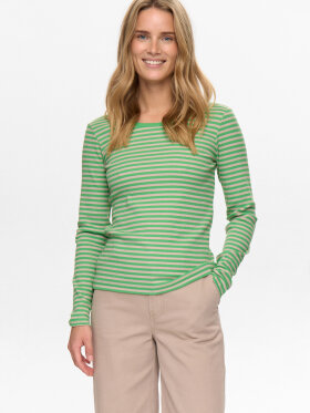 Numph - NUMelany LS Blouse Vibrant Green Numph - NUMelany LS Blouse Vibrant Green