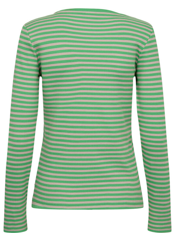 Numph - NUMelany LS Blouse Vibrant Green