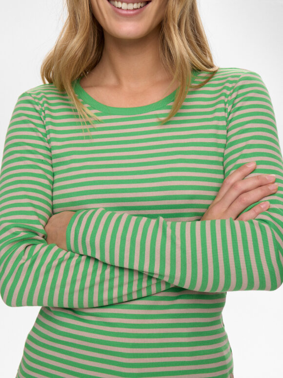 Numph - NUMelany LS Blouse Vibrant Green