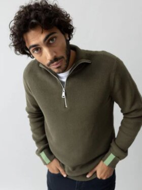Mos Mosh Gallery - MMGPorter Quarter zip knit Mos Mosh Gallery - MMGPorter Quarter zip knit
