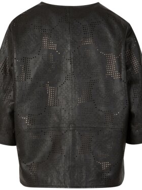 Coster Copenhagen - Leather shirt with laser cut