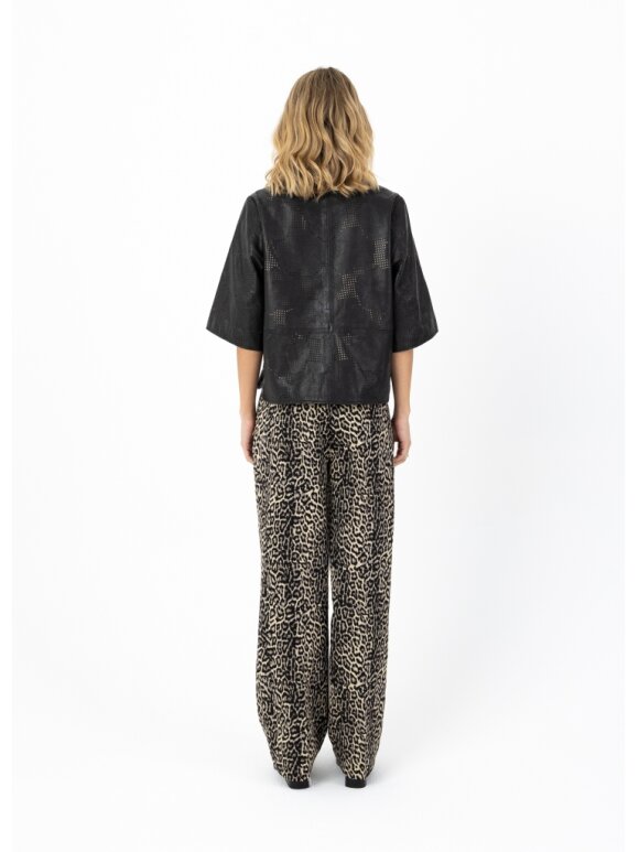 Coster Copenhagen - Leather shirt with laser cut