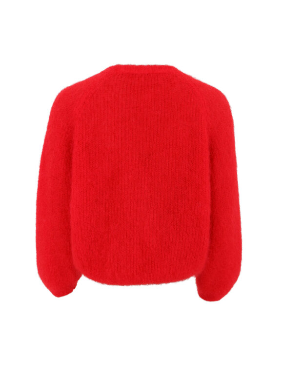 Black Colour - BCBjoerk Cross Jumper Red