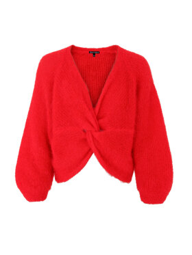 Black Colour - BCBjoerk Cross Jumper Red