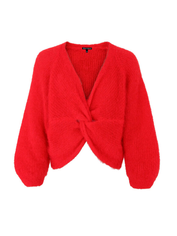 Black Colour - BCBjoerk Cross Jumper Red