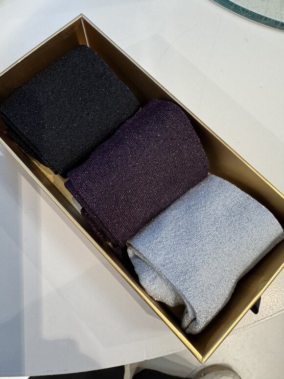 Numph - NUKingcity Glitter Socks multi