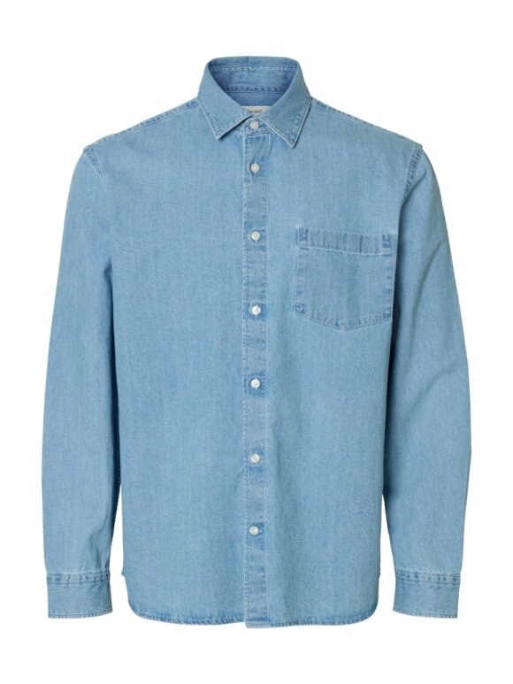Selected - SLHREGCARLO DENIM SHIRT LS