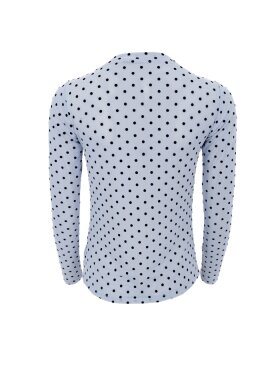 Black Colour - BCJennie Dotted Mesh Blouse