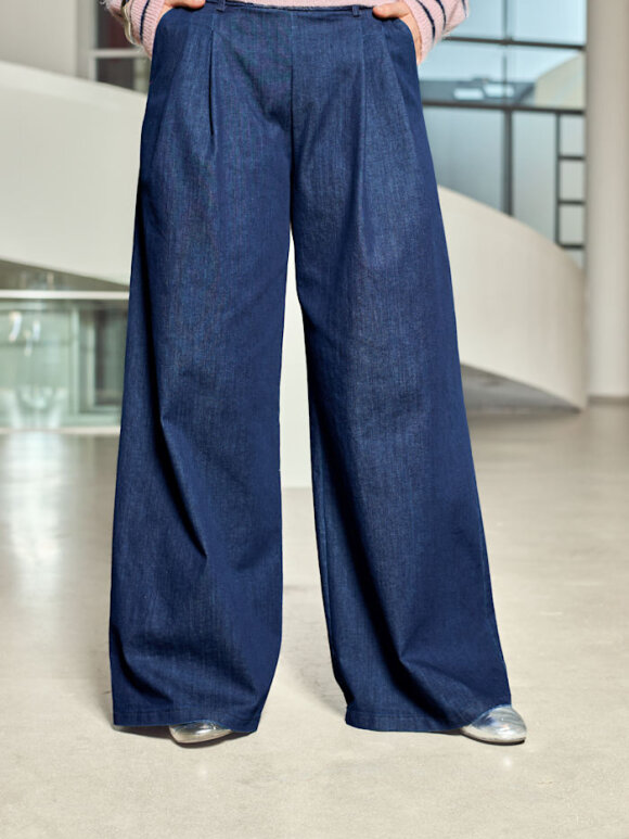 Black Colour - BCDenice Denim Wideleg Pants