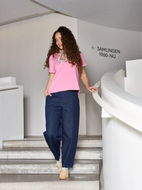 Black Colour - BCDenice Denim Barrel Pant