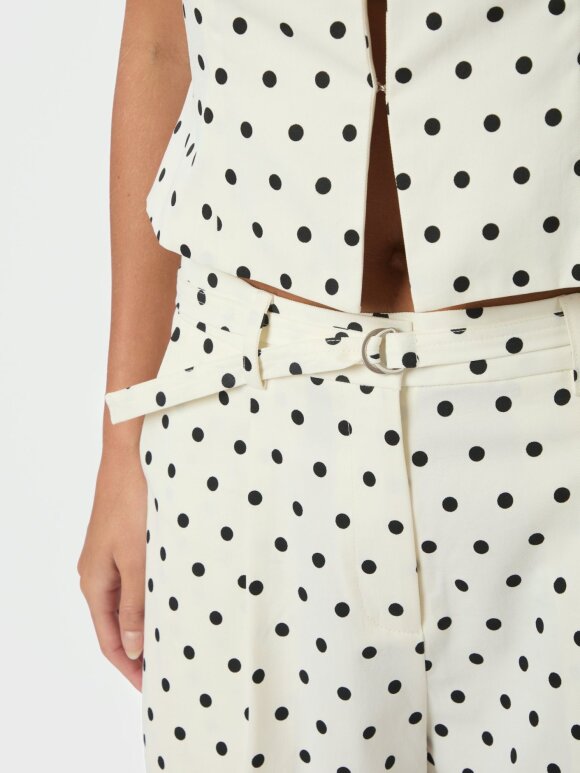 Neo Noir - Malba Dot Pants White