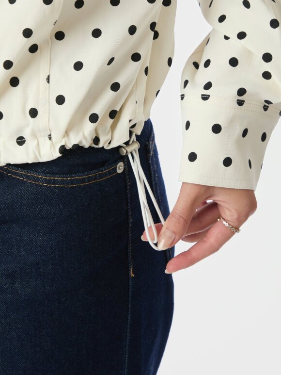 Neo Noir - Callisa Dot Jacket White