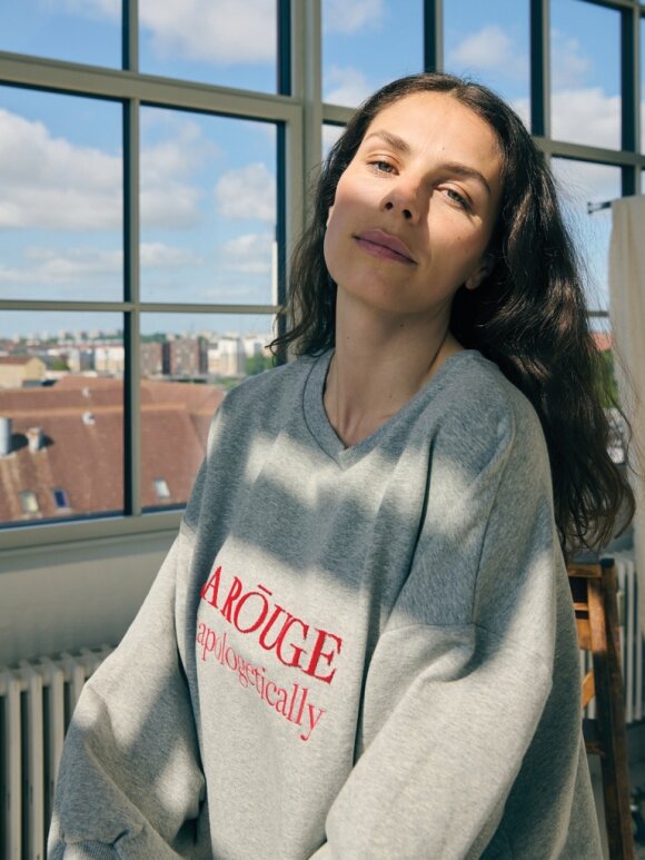 La Rouge - Henriette Sweatshirt grey Mel