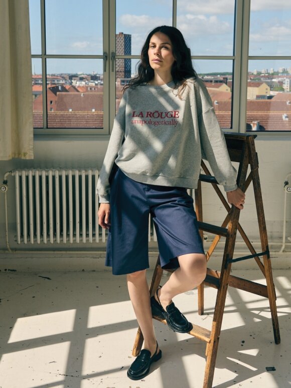 La Rouge - Henriette Sweatshirt grey Mel