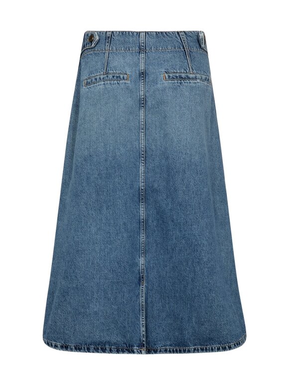 Mos Mosh - MMLeala Denim Skirt mid blue