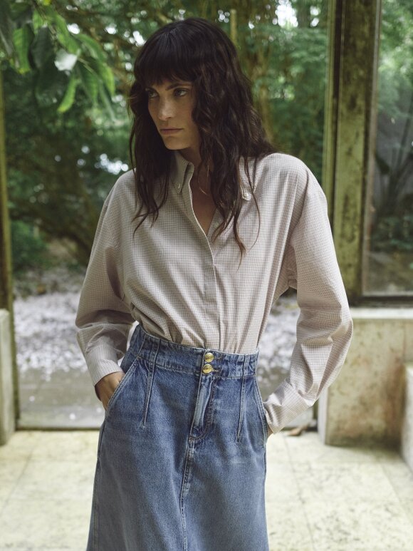 Mos Mosh - MMLeala Denim Skirt mid blue