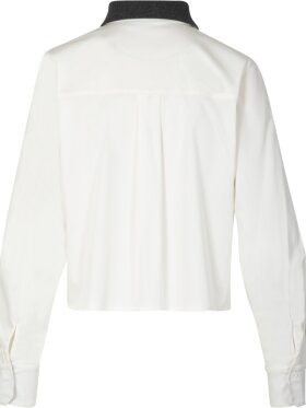 Coster Copenhagen - Shirt With rib Collar White