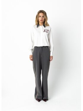 Coster Copenhagen - Shirt With rib Collar White