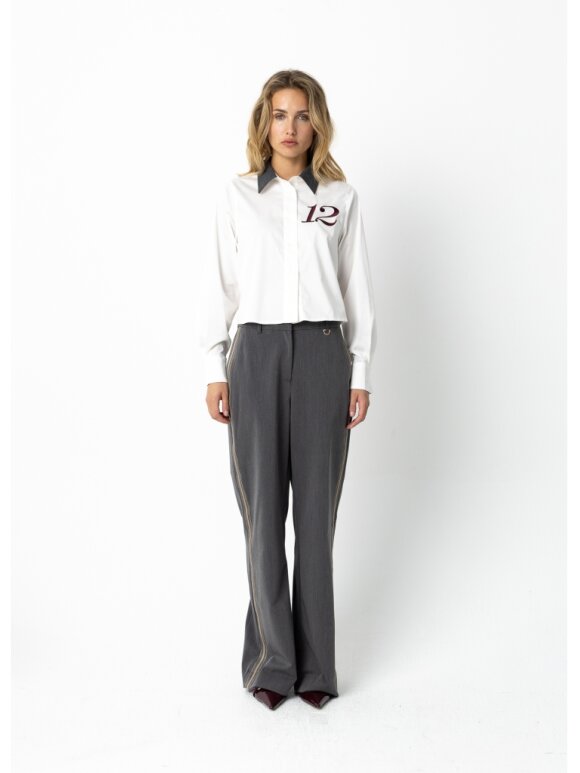 Coster Copenhagen - Shirt With rib Collar White