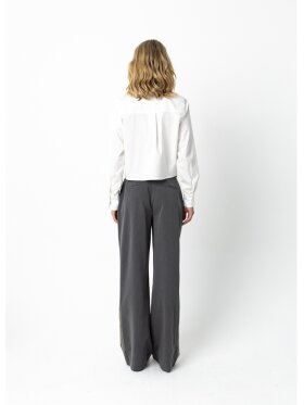 Coster Copenhagen - Shirt With rib Collar White