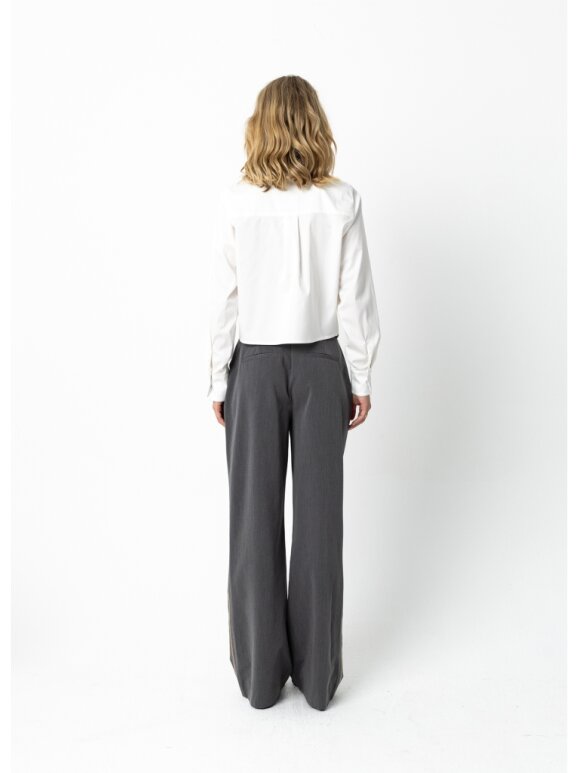 Coster Copenhagen - Shirt With rib Collar White