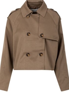Coster Copenhagen - Short Trench Jacket Khaki