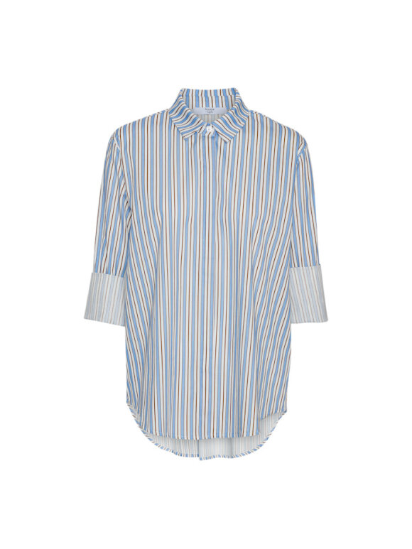 Amaze Cph - Vanessa Strib skjorte Blue