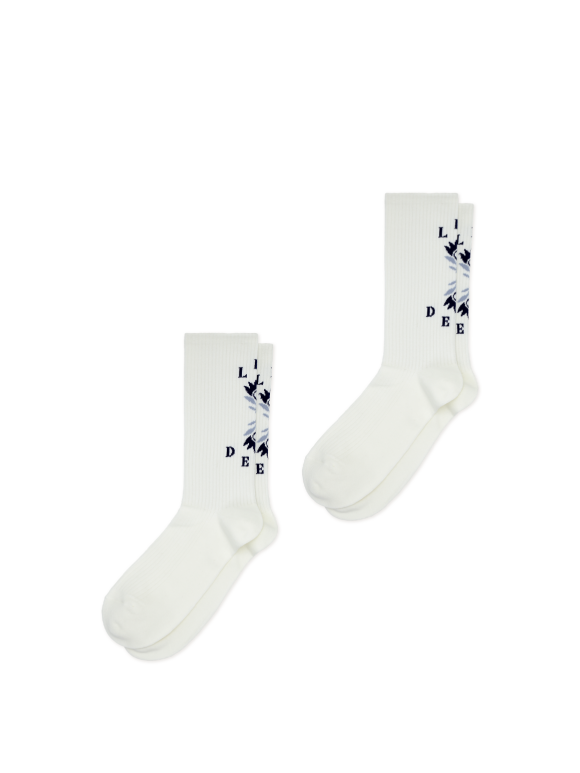 Les Deux - Logo Flower Socks 2-Pack