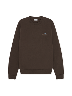 Les Deux - Ben Globe Sweatshirt Les Deux - Ben Globe Sweatshirt