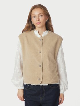 Neo Noir - Mariko Teddy Vest Sand