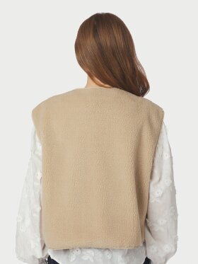 Neo Noir - Mariko Teddy Vest Sand