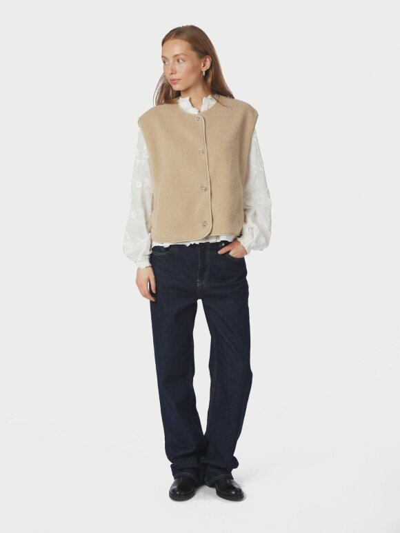 Neo Noir - Mariko Teddy Vest Sand