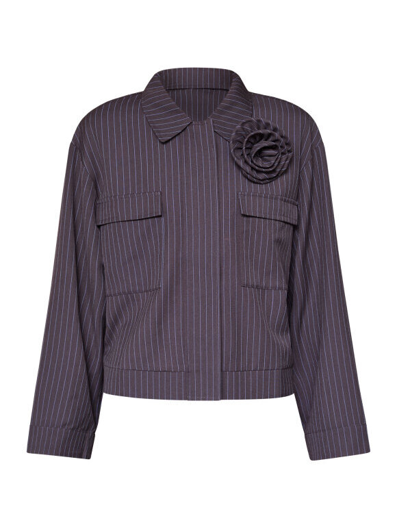 Love & Divine - Love1471 Jacket Blue Pinstripe