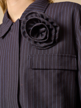 Love & Divine - Love1471 Jacket Blue Pinstripe