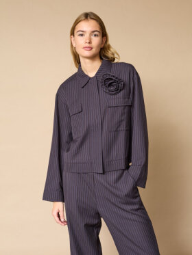 Love & Divine - Love1471 Jacket Blue Pinstripe