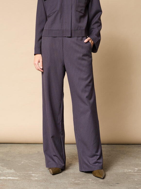 Love & Divine - Love1024-57 Pants Blue Pinstri