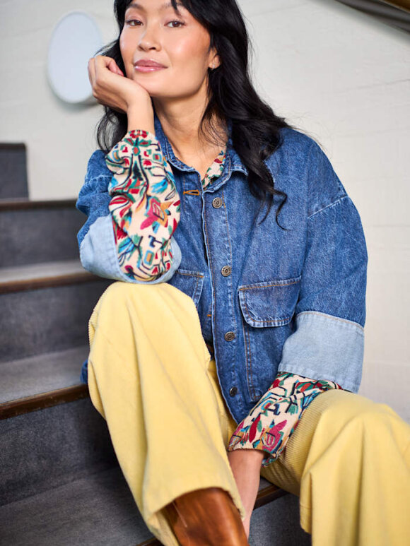 Black Colour - BCCora Corduroy Box Pant Yello