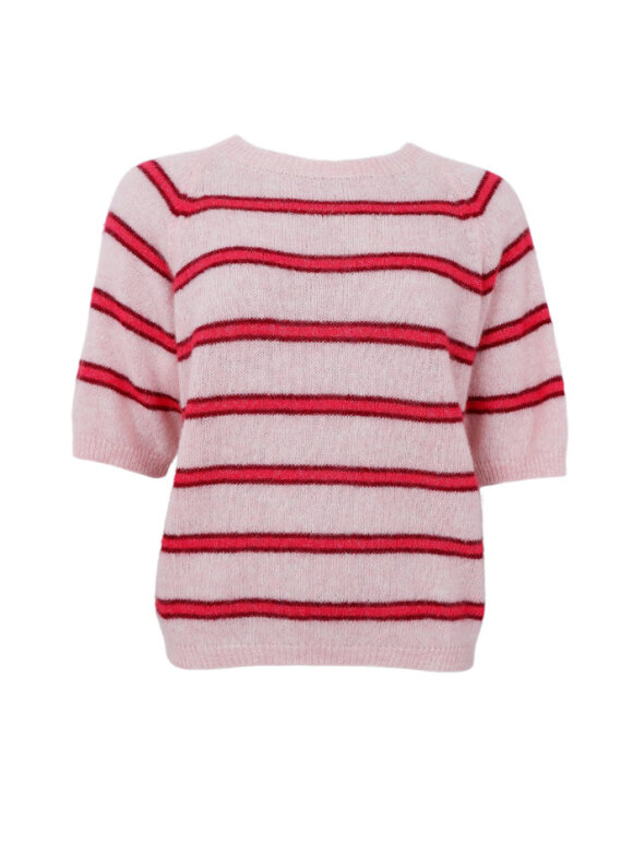 Black Colour - BCDell SS Jumper Rose Red